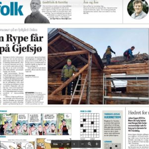 Godtfolk - Reportasje i Trønder-Avisa fra OSS Gjefsjøen