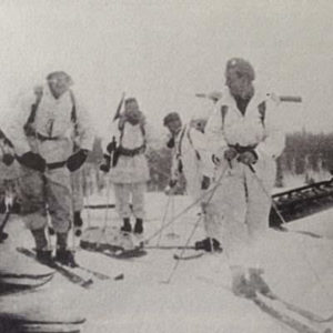Fra Operasjon Rype på Gjefsjøen fjellgård. Bilde fra Forsvarsmuseet Rustkammeret