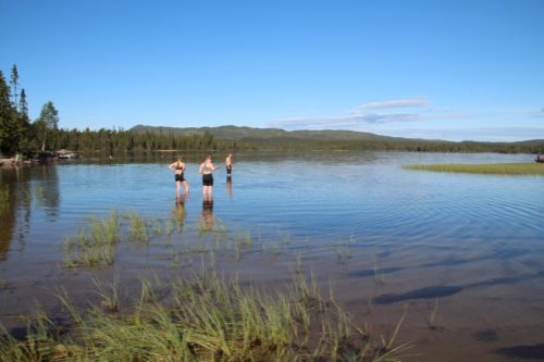 Heimevernsungdommen har gjort en solid dugnadsinnsats på OSS Gjefsjøen foto Torgrim Sund